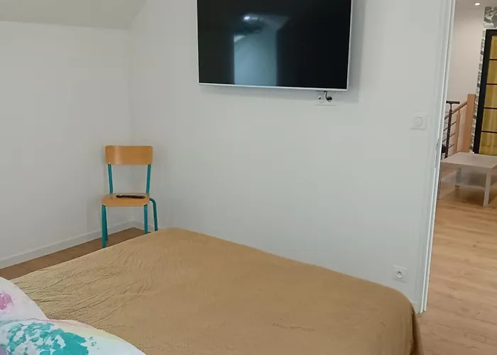 Chambre, Salle De Bain, Toilette, Salon Privatif Bed & Breakfast Sainte-Marie-du-Mont (Manche)